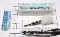 Фреза концевая, 2 зуба, коническая 2°, сферическая R0,625, покрытие AlTiN, XDD2T12520L15