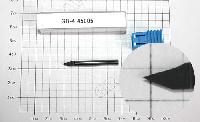 Гравер конический по стали, чугуну, металлам, дереву пластику α45°, торец DØ0,05мм, хвостовик Ød4мм L38мм HRC55 GB-4.45005