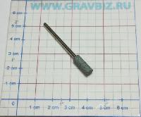 754-016-G06 Шлифовальная насадка для бормашин зеленая цилиндр 5х12мм